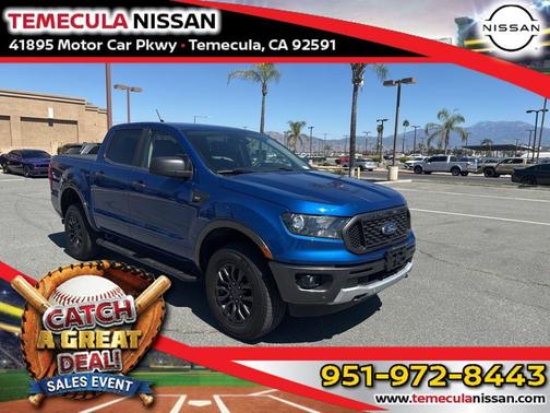 Lightning Blue Metallic 2019 Ford Ranger XLT