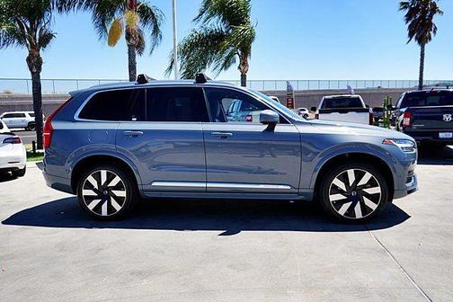 Gray Metallic 2023 Volvo XC90 Recharge Plug-In Hybrid T8 Ultimate Bright Theme 7-Seater
