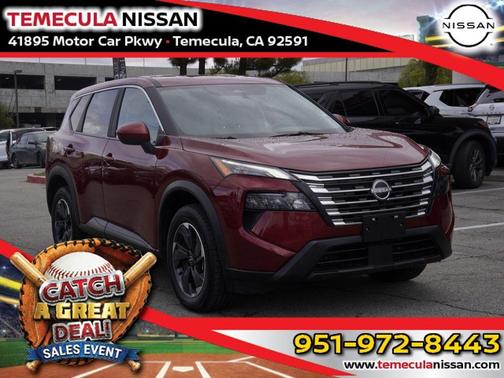 Scarlet Ember 2025 Nissan Rogue SV