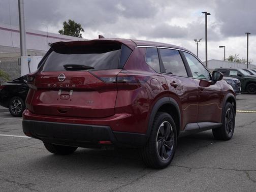Scarlet Ember 2025 Nissan Rogue SV