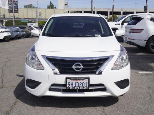 Cloud White 2019 Nissan Versa 1.6 S+