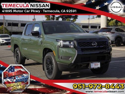 Green 2026 Nissan Frontier SV