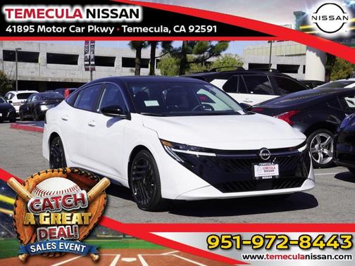 White 2026 Nissan Sentra SR