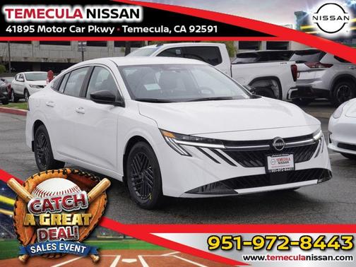 Cloud White 2026 Nissan Sentra SV