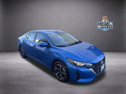 Electric Blue Metallic 2024 Nissan Sentra SV