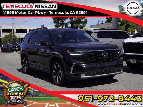 Crystal Black Pearl 2025 Honda Pilot Touring
