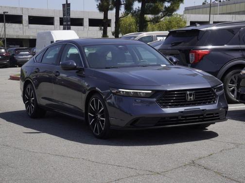 Gray Metallic 2024 Honda Accord Hybrid Touring