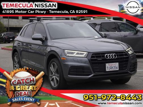 Monsoon Gray Metallic 2019 Audi Q5 2.0T Premium Plus
