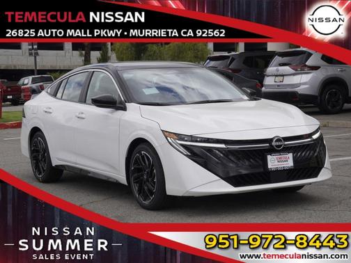 White 2026 Nissan Sentra SR