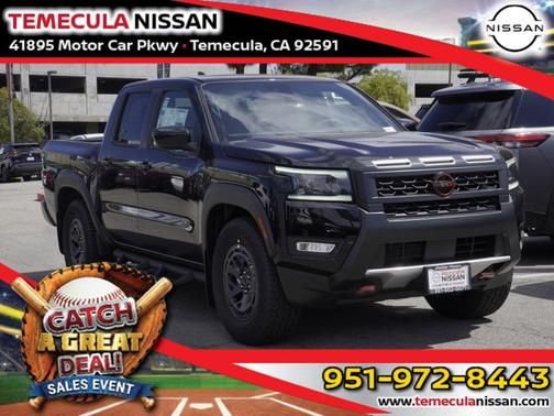 Black 2026 Nissan Frontier PRO-X