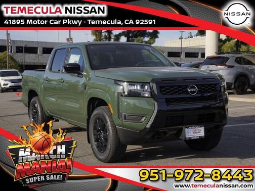 Green 2026 Nissan Frontier SV