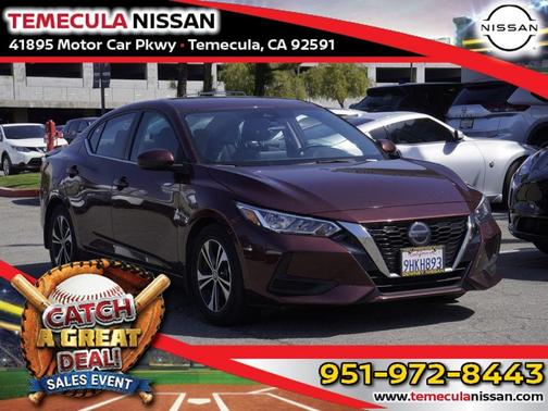 Rosewood Metallic 2023 Nissan Sentra SV