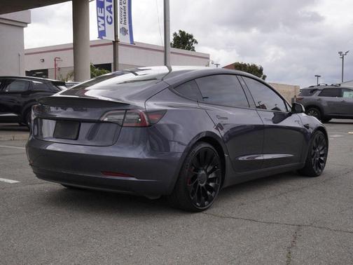 Midnight Silver Metallic 2021 Tesla Model 3 Performance