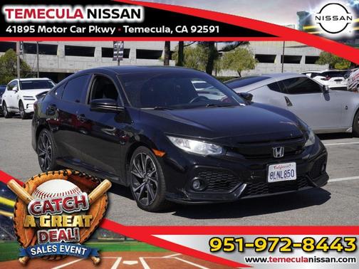 Lunar Silver Metallic 2019 Honda Civic Si Base