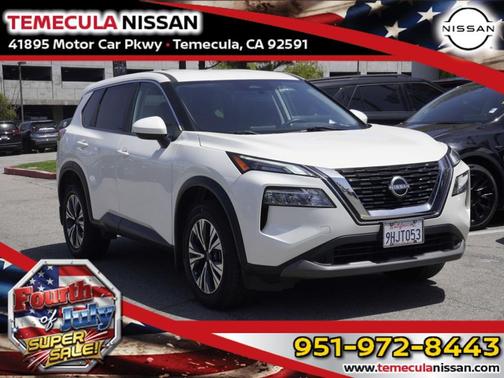 White 2023 Nissan Rogue SV