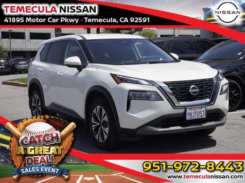 White 2023 Nissan Rogue SV
