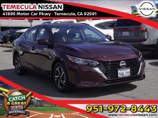 Rosewood Metallic 2025 Nissan Sentra SV