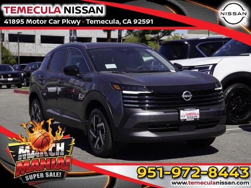 Gun Metallic 2026 Nissan Kicks SV