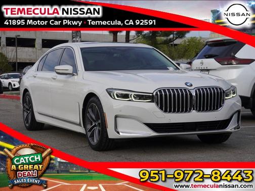 Alpine White 2022 BMW 750 i xDrive