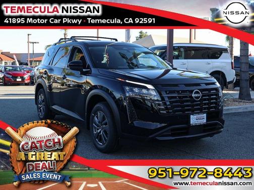 Black 2026 Nissan Pathfinder SV