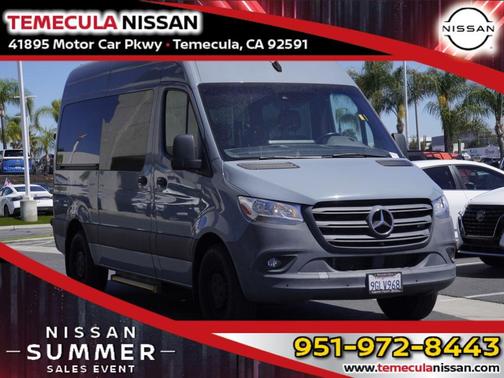 Blue Gray 2023 Mercedes-Benz Sprinter 2500 144 WB Standard Roof Passenger