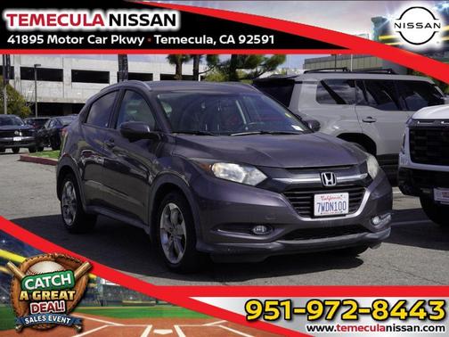 Modern Steel Metallic 2016 Honda HR-V EX-L w/Navigation