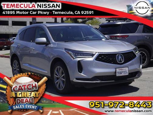 Silver 2023 Acura RDX Technology Package