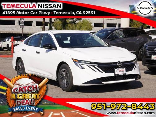 Cloud White 2026 Nissan Sentra S