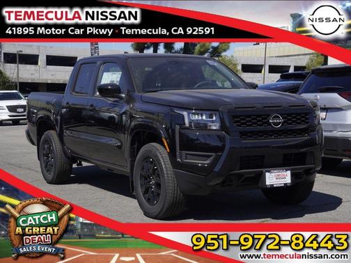 Black 2026 Nissan Frontier SV