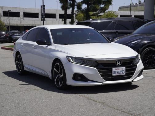 Platinum White Pearl 2021 Honda Accord Sport 1.5T