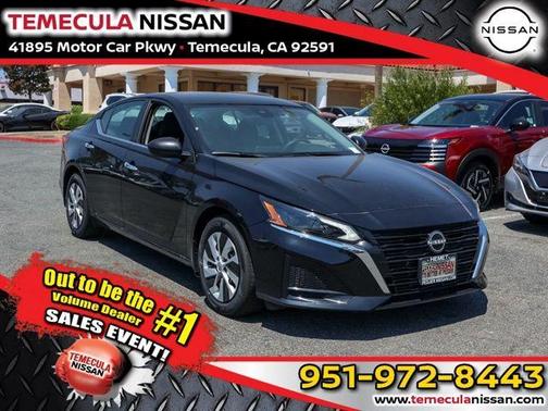 Black 2025 Nissan Altima S Sedan