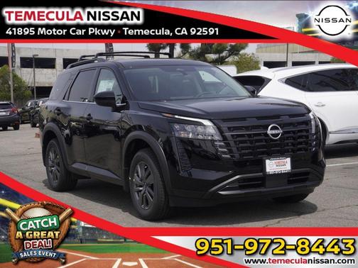 Black 2026 Nissan Pathfinder SV
