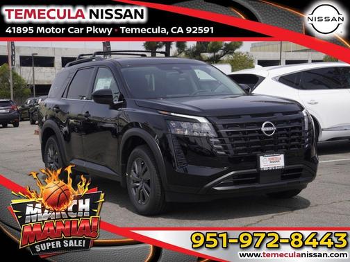 Black 2026 Nissan Pathfinder SV