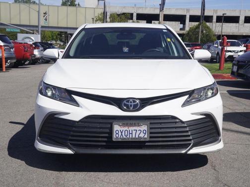 Super White 2021 Toyota Camry LE