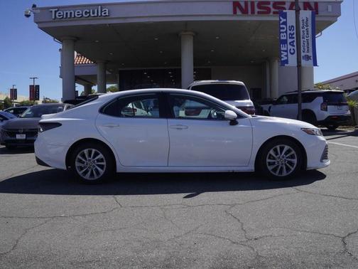 Super White 2021 Toyota Camry LE