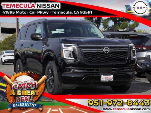 Black 2026 Nissan Armada SV