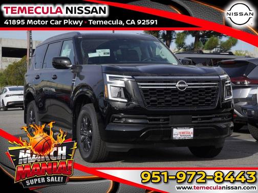Black 2026 Nissan Armada SV