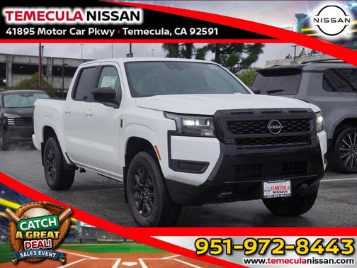 Glacier White 2026 Nissan Frontier SV