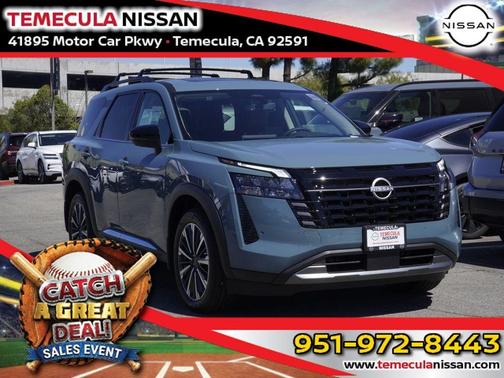 Baltic Teal 2026 Nissan Pathfinder Platinum