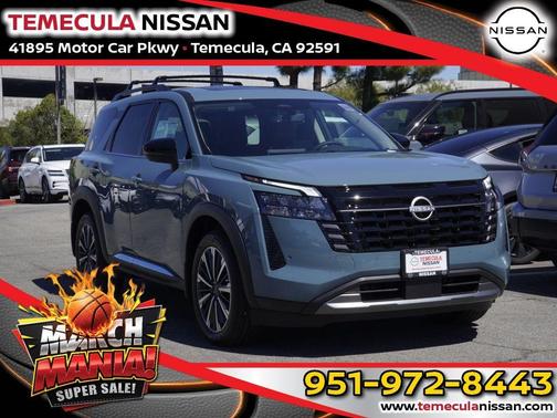 Baltic Teal 2026 Nissan Pathfinder Platinum