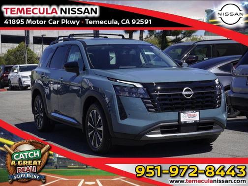 Baltic Teal 2026 Nissan Pathfinder Platinum