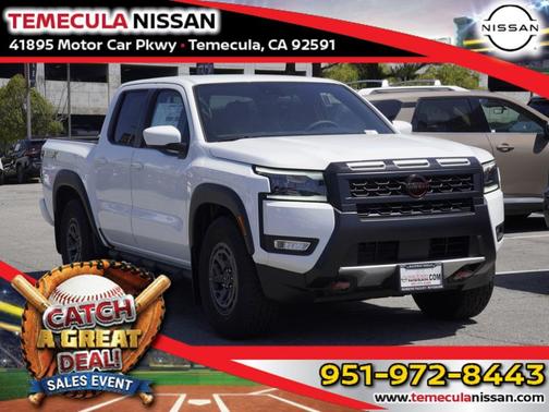 Glacier White 2026 Nissan Frontier PRO-X