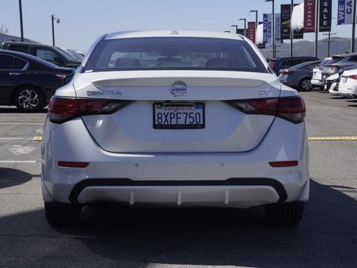 Aspen White 2021 Nissan Sentra SV