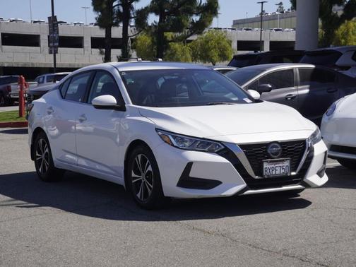 Aspen White 2021 Nissan Sentra SV
