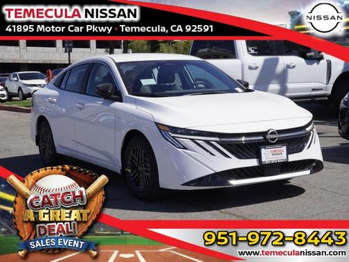 Cloud White 2026 Nissan Sentra SV