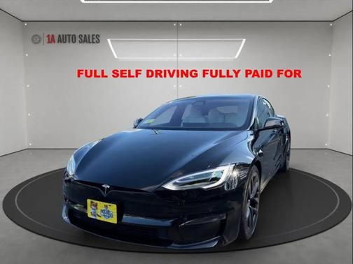Solid Black 2022 Tesla Model S Dual Motor All-Wheel Drive