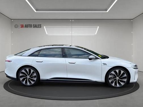 Stellar White 2022 Lucid Air Grand Touring
