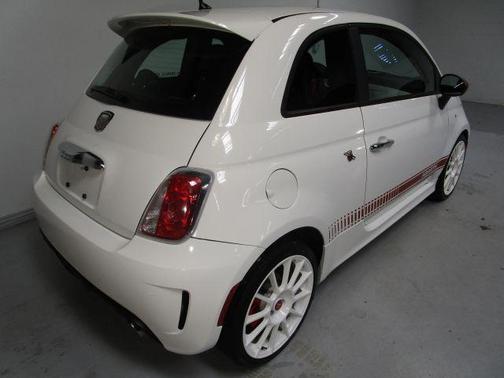 Bianco White 2015 FIAT 500 Abarth
