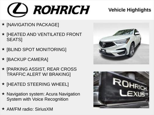 2019 Acura RDX Advance Package
