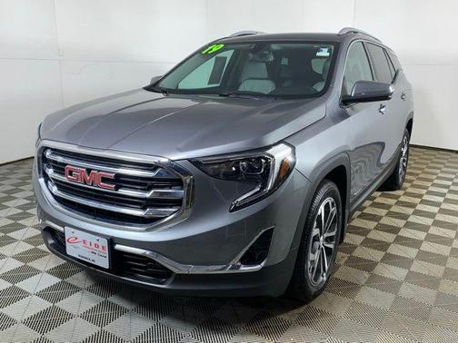 Satin Steel Metallic 2019 GMC Terrain SLT